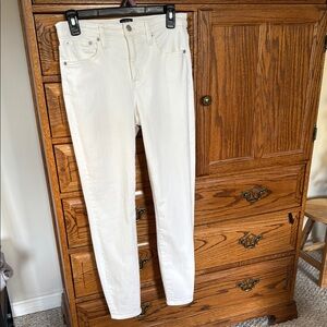 J Crew Factory White Skinny Jeans